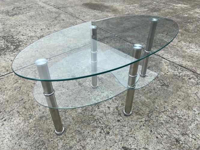 Second-hand Glass Coffee Table - Photo 1)