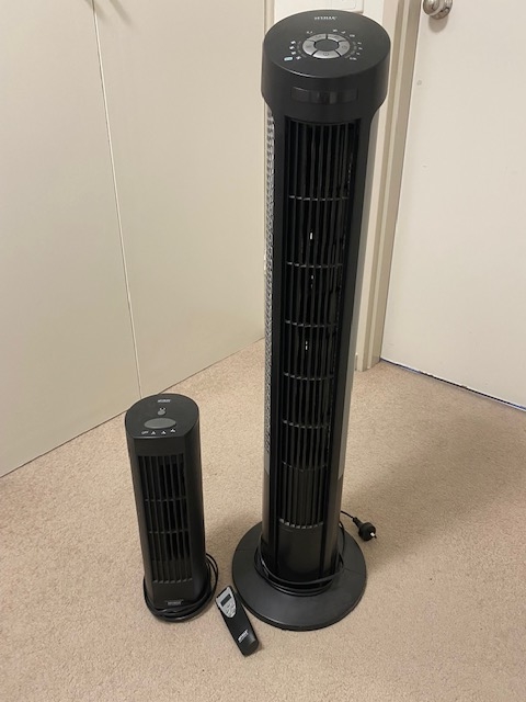 Second-hand Set of 2 Fans - Photo 1)