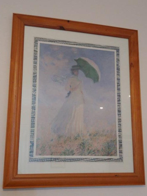 Second-hand Print - Woman with Umbrella - Photo 1)