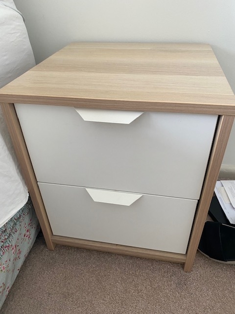 Second-hand Set of 2 Bedside Tables - Photo 3)