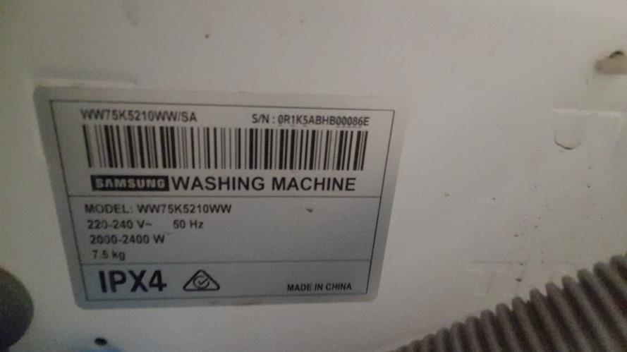 Second-hand Samsung 7.5kg Front Load Washing Machine - Photo 4)