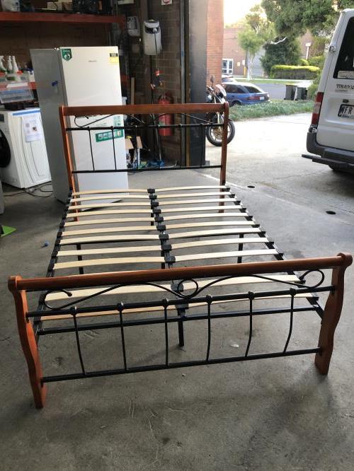 Second-hand Double Bed Frame - Photo 1)