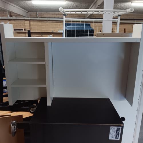 Second-hand Micke Add On (Shelves and Magnetic Whiteboard)
