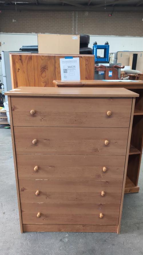 Second-hand Chest of 5 Drawers