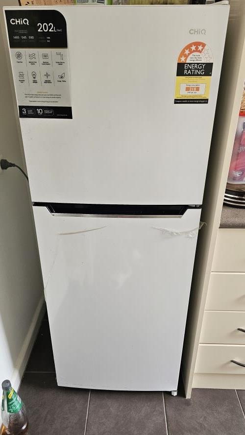 Second-hand Chiq 202L Top Mount Fridge