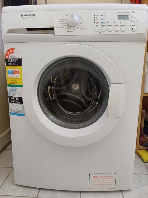 Second-hand Simpson 8kg Front Load Washing Machine