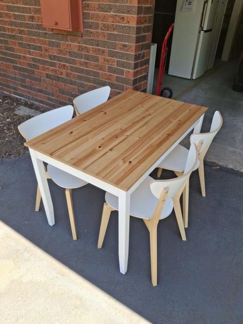 Second-hand Dining Table with 4 Chairs