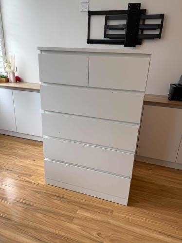 Second-hand IKEA Malm 6 Drawer Chest of Drawers