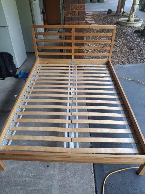 Second-hand IKEA Double Bed Frame
