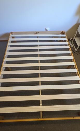 Second-hand Queen Size Bed Frame - Photo 1)