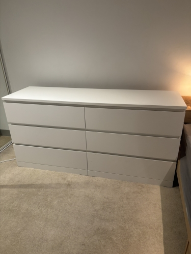 Second-hand IKEA MALM Chest of 6 Drawers