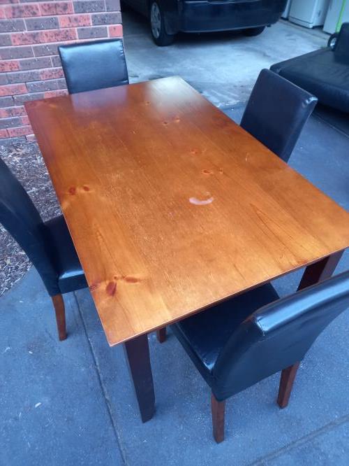 Second-hand Dining Table with 4 Chairs