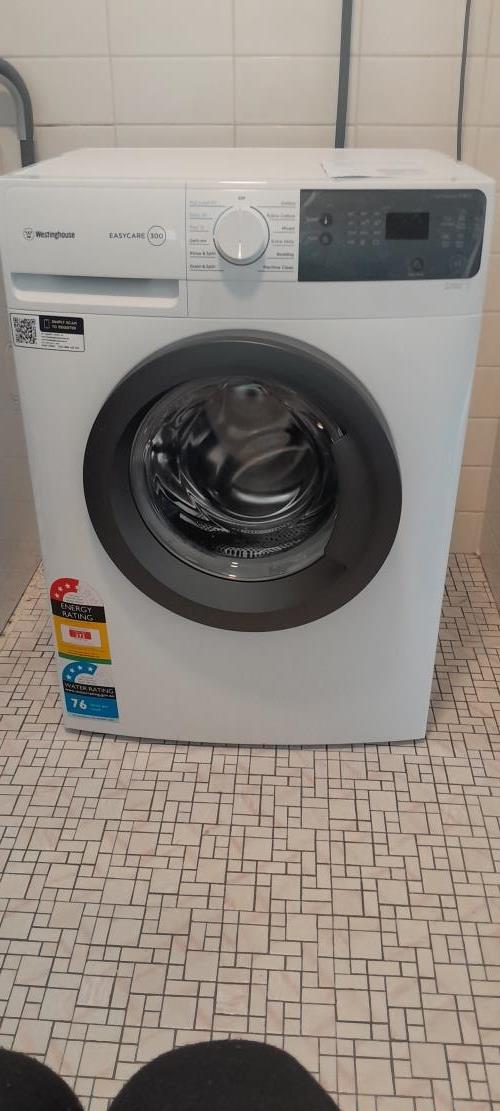 Second-hand Westinghouse 7.5kg Front Load Washing Machine