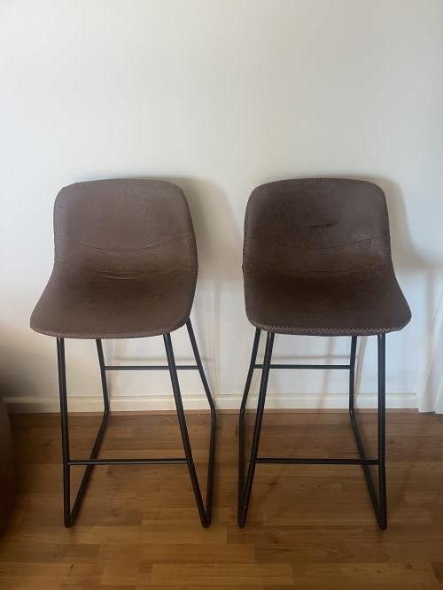 Second-hand Set of 2 Bar Stools - Photo 1)