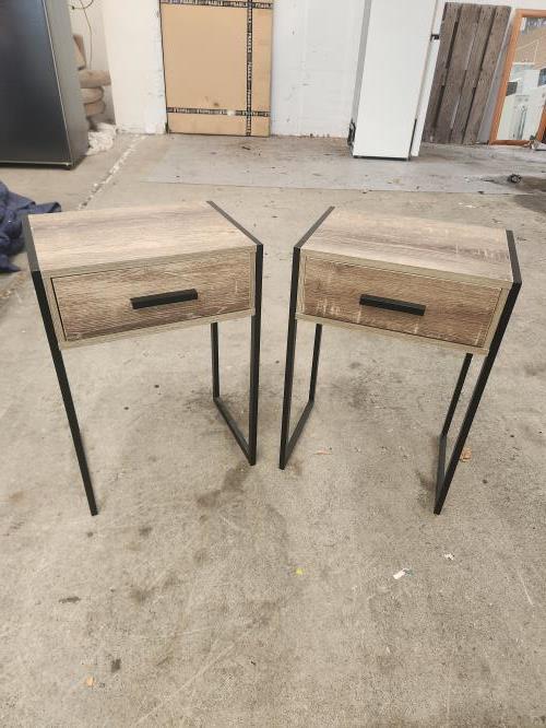 Second-hand Set of 2 Bedside Tables - Photo 1)
