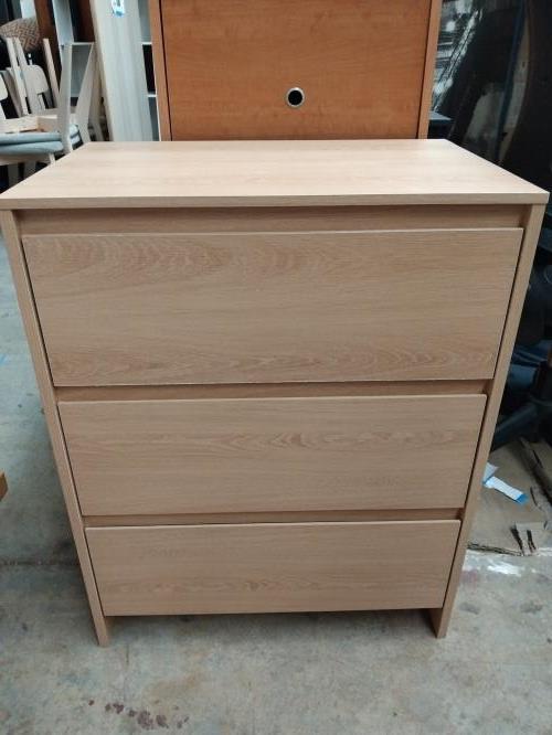 Second-hand Chest of 3 Drawers - Photo 1)