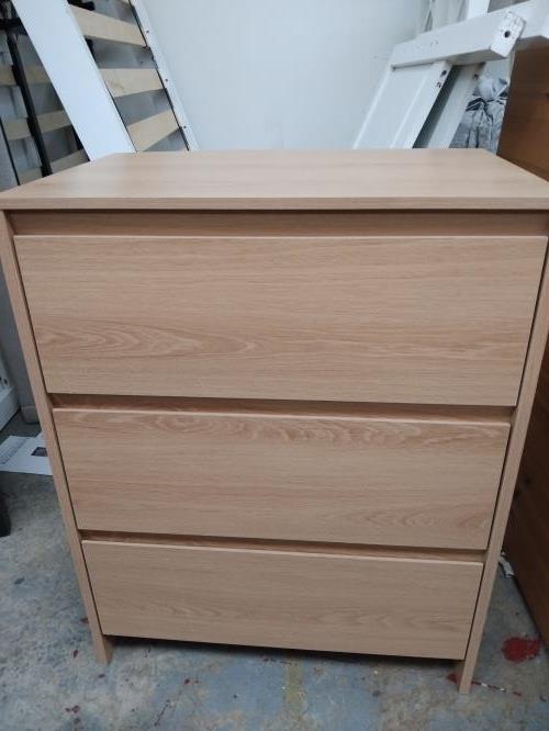 Second-hand Chest of 3 Drawers - Photo 1)