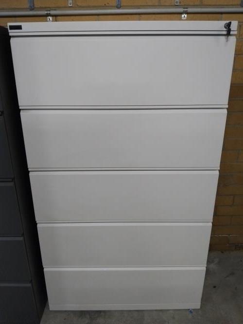 Second-hand White Storage (and Filing) Cabinet (2 Files Wide) \u2013 Metal - Photo 1)