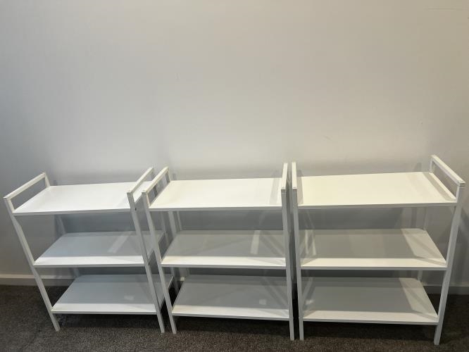 Second-hand Set of 3 IKEA Shelf Units - Photo 1)