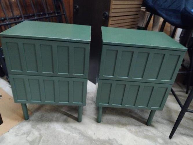 Second-hand Set of 2 Bedside Tables - Photo 1)