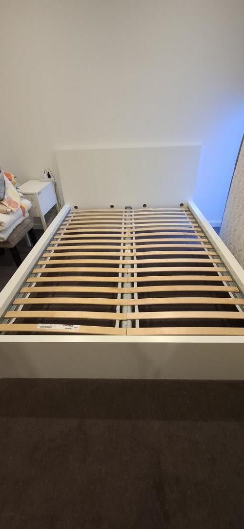 Second-hand IKEA Malm Queen Size Bed Frame - Photo 1)