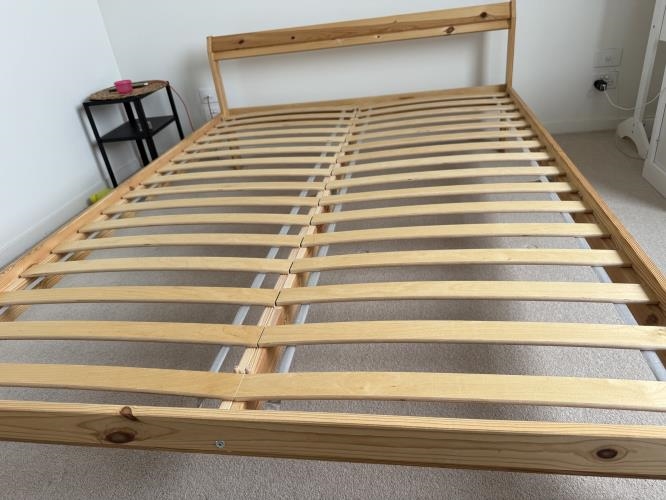 Second-hand Double Bed Frame - Photo 1)