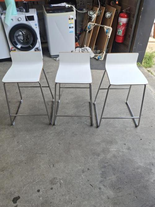 Second-hand Set of 3 Bar Stools