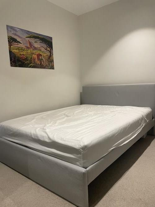 Second-hand IKEA Queen Bed Frame - Photo 1)