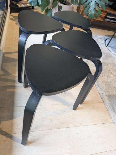 Second-hand Set of 4 IKEA KYRRE Stools - Photo 1)