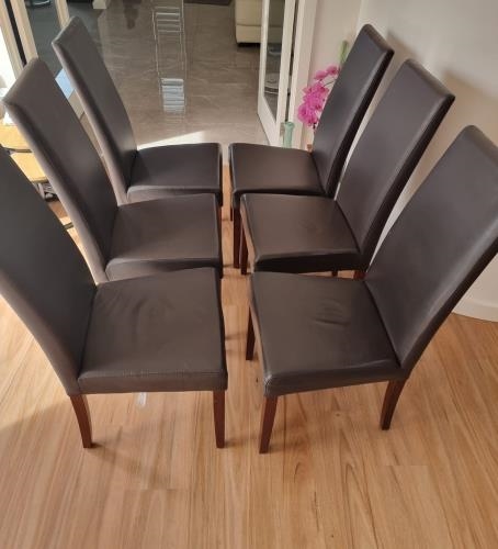 Second-hand Set of 6 Dining Chairs - Photo 1)