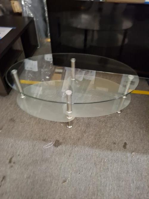 Second-hand Glass Coffee Table - Photo 1)