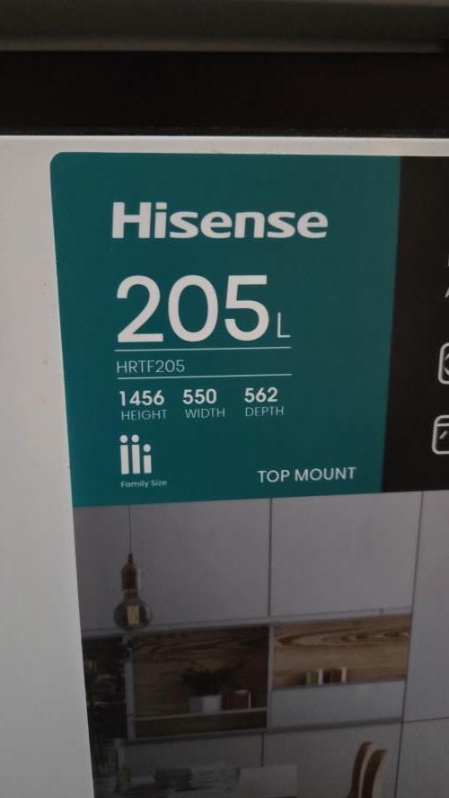 Second-hand Hisense 205L Top Mount Fridge - Photo 10)