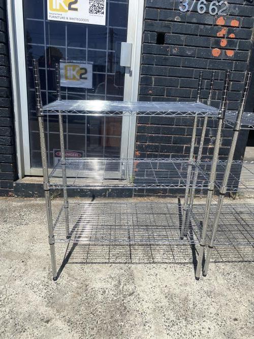 Second-hand Pair of Metal Storage Racks - Photo 10)