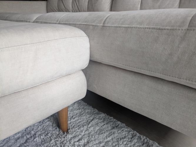 Second-hand Sofa with Matching Ottoman - Photo 10)