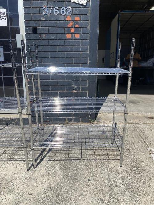 Second-hand Pair of Metal Storage Racks - Photo 11)