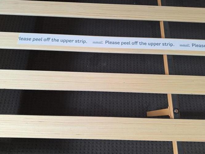 Second-hand King Size Bed Frame with Thin Flexible Mattress - Photo 11)