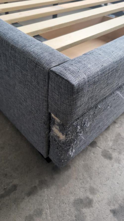Second-hand King Size Bed Frame with 2 Storage Drawers - Photo 11)
