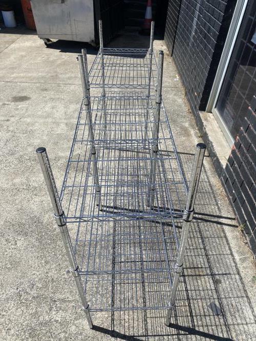 Second-hand Pair of Metal Storage Racks - Photo 12)