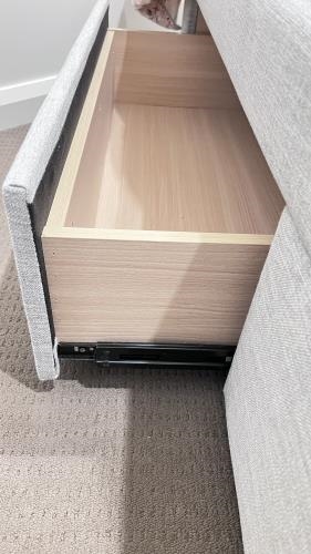Second-hand King Size Bed with 4 Under Bed Storage Drawers - Photo 13)