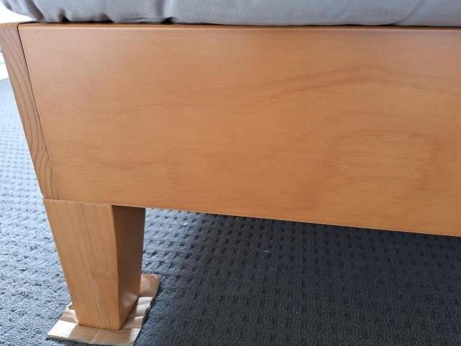 Second-hand King Size Bed Frame with Thin Flexible Mattress - Photo 16)