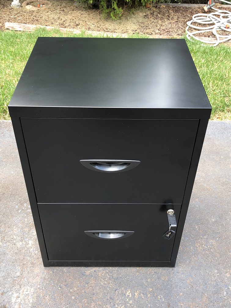 Lockable 2 Drawer Filing Cabinet - Photo 2)