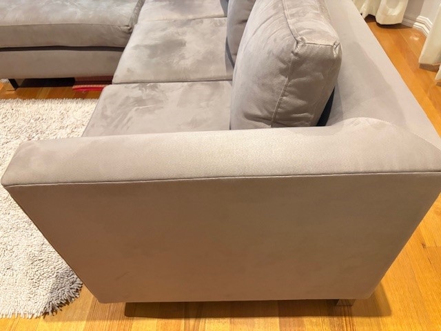 Second-hand L-Shaped Sofa - Photo 2)
