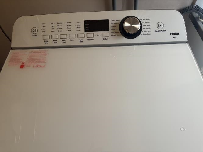 Second-hand Haier 8kg Top Load Washing Machine - Photo 2)