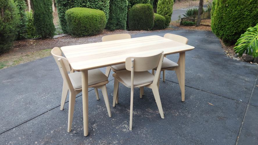 Second-hand IKEA Dining Table with 4 Chairs - Photo 2)