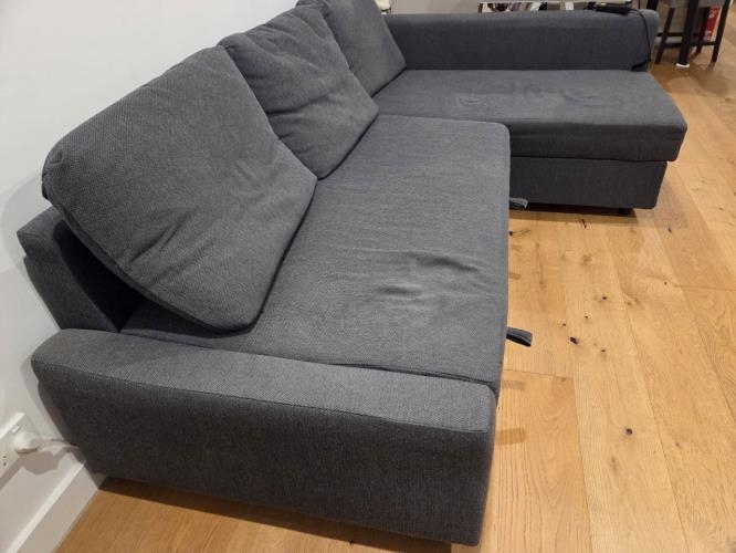 Second-hand IKEA Sofa Bed with Storage - Photo 2)