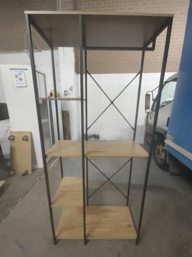 Second-hand Clothes Rack with Shelf - Photo 2)