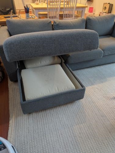 Second-hand IKEA Sofa with Storage - Photo 2)