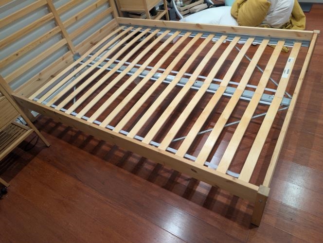 Second-hand IKEA Double Bed Frame - Photo 2)