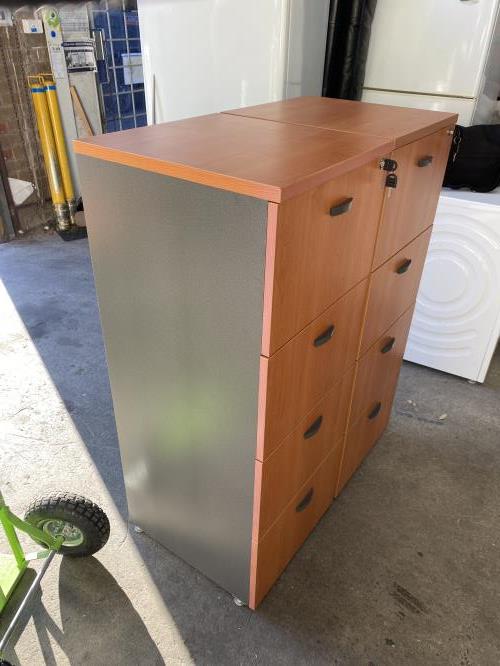 Second-hand Set of 2 Filing Cabinets - Photo 2)