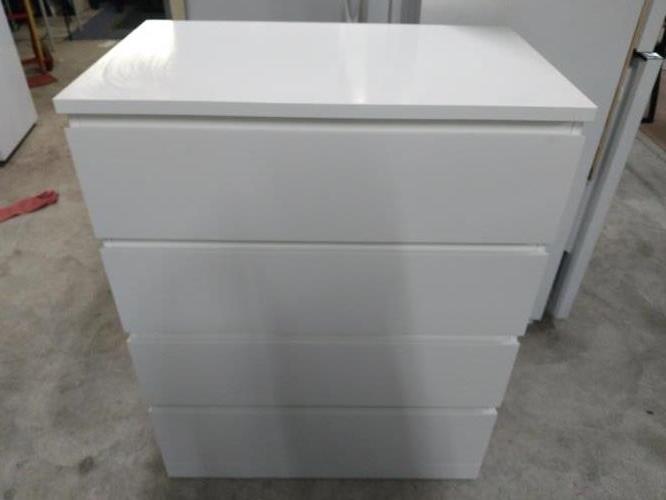 Second-hand IKEA Malm 4 Drawer Chest of Drawers - Photo 2)